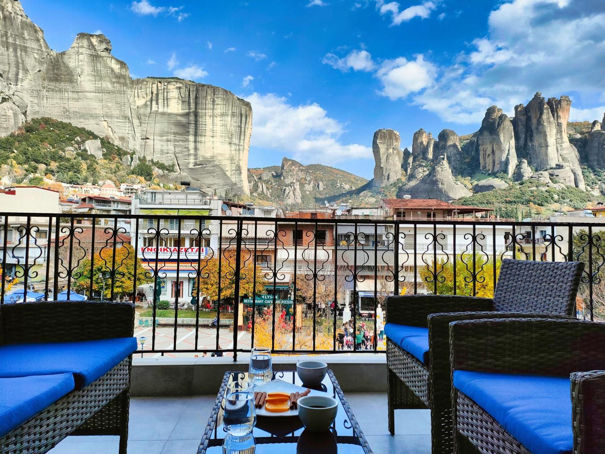 Апартаменты Meteora Scenic Loft Калампака Экстерьер фото